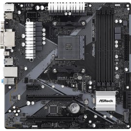 Mātesplate Asrock Pro4-f MicroATX, AMD B450, DDR4 (B450MPRO4-FR2.0) | Mātesplates ➟ prof.lv