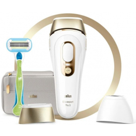 Fotoepilators Braun PL5154 Silk-expert Pro 5 IPL, Balts/Zelta | Fotoepilatori ➟ prof.lv