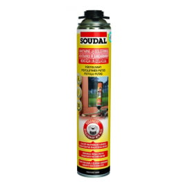 Montāžas putas Soudal Gunfoam Yellow 50 pistolei 750ml, dzeltenas | Montāžas putas ➟ prof.lv