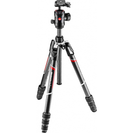 Statīvs Manfrotto Befree GT CF 4 Tripod Melns (MKBFRTC4GT-BH) | Foto tehnika ➟ prof.lv