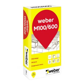 Mūrjava Weber M 100/600 | Sausie maisījumi, špakteles ➟ prof.lv