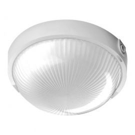 Plafon lampa Lena Lighting Vega 100W E27, IP44, balta | Plafoni ➟ prof.lv