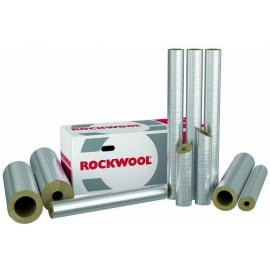 Cauruļu Izolācijas Čaulas Rockwool 800 108x30mm 1m ar alumīnija folliju,, 124250 | Cauruļu izolācija ➟ prof.lv