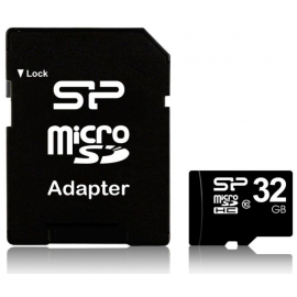 Atmiņas Karte Silicon Power Micro SD 40MB/s, Ar SD Adapteri Melna | Atmiņas kartes ➟ prof.lv