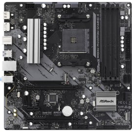 Mātesplate Asrock Phantom Gaming 4 MicroATX, AMD B550, DDR4 (B550M PHANTOM GAMING 4) | Mātesplates ➟ prof.lv