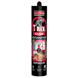 Montāžas līme Soudal T-REX Extra Grip 310 ml, balta | Montāžas līmes ➟ prof.lv