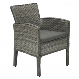 Home4You Garden Chair GENAVA 64x62xH85,5cm, grey (11869) | Garden chairs ➟ prof.lv