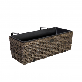 Puķu Kaste Home4You Wicker, 19x60x18cm | Puķu kastes ➟ prof.lv