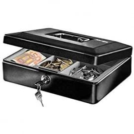 Masterlock Cash Box with Handle CB 83x250x188mm, Black (CB-10ML) | Cash boxes ➟ prof.lv