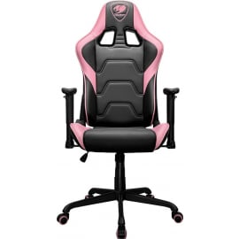 Gaming Krēsls Cougar Armor Elite Eva, 49x54.5x133cm, Melns/Rozā (CGR-ARMOR ELITE-P) | Office chairs ➟ prof.lv