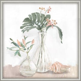 Home4You Ankle with Frame, 40x40cm, Flowers in Vase 2 (87028) | Wall paintings and pictures ➟ prof.lv