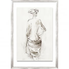 Home4You Ankle with Frame, 50x70cm, Woman with Scarf 2 (87026) | Wall paintings and pictures ➟ prof.lv