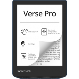 E-Grāmatu Lasītājs PocketBook Verse Pro 16GB Zils (PB634-A-WW) | E-grāmatu lasītāji ➟ prof.lv