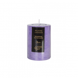 Svece Home4You RELAXING LAVENDER, D6.8xH9.5cm, violeta, lavanda (80087) | Sveces ➟ prof.lv