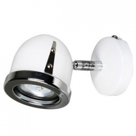 Spotlampa Cinda 2.5W LED GU10 balta/hroma (248508) (G10910/75) | Spotlampas ➟ prof.lv