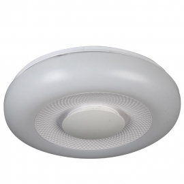 Plafonlampa Solvia LED 60W, 3000+6500K, 4500lm, balta (148404) (X0591-D48) | Plafonlampas ➟ prof.lv