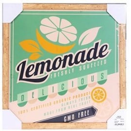 Fotoglezna ar rāmi Lemonade 30x30cm (189324)(70333003) | Sienas gleznas ➟ prof.lv