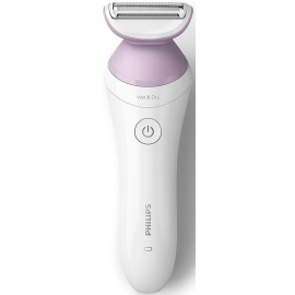 Skuveklis Sievietēm Philips Lady Shaver Series 6000, Balts/Violets (BRL136/00) | Sieviešu skuvekļi ➟ prof.lv