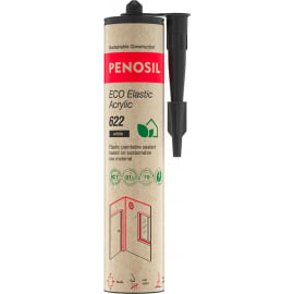 Akrila Hermētiķs Penosil Eco Elastic Acrylic 622 0.3l, Balta (H4691) | Silikoni, akrili, hermētiķi ➟ prof.lv