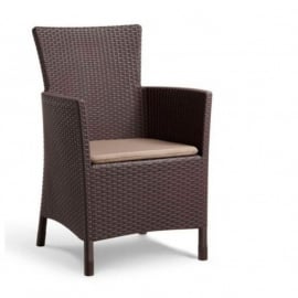 Keter Garden Chair IOWA 62x60x89cm, brown (29197853599) | Garden chairs ➟ prof.lv