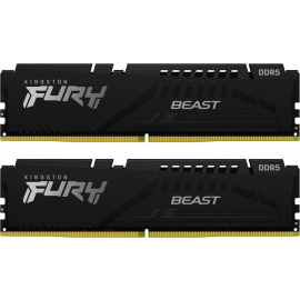 Operatīvā Atmiņa Kingston Fury Beast C40BBK2 DDR5 16GB CL40 Melna | Piegāde ar pakomātu ➟ prof.lv