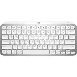 Klaviatūra Logitech MX Keys Mini US Balta/Pelēka (920-010499) | Klaviatūras ➟ prof.lv