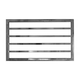 Rosela Dona Towel Radiator 800x490mm, Stainless Steel, 4751005512123 | Heated towel rails ➟ prof.lv