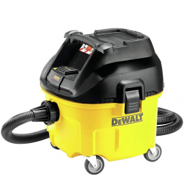 Пылесос DeWalt промышленный 38 л, 1400 Вт, влажный/сухой, 15 кг (DWV901L-QS) | Строительные пылесосы ➟ prof.lv