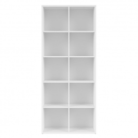 Black Red White Shelf NEPO PLUS 77x38.5xH182cm | Shelves ➟ prof.lv