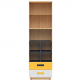 Black Red White Wesker Wardrobe, 40.5x60x199.5cm, Oak (S464-REG2S-DANA/UG/BIP/ZO) | Shelves ➟ prof.lv