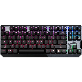 Klaviatūra MSI Vigor GK50 Low Profile TKL US Melna/Pelēka (VIGOR GK50 TKL) | Klaviatūras ➟ prof.lv