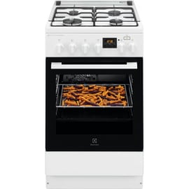 Kombinētā Plīts Electrolux SteamBake LKK560205W White (19807) | Gāzes plītis ➟ prof.lv