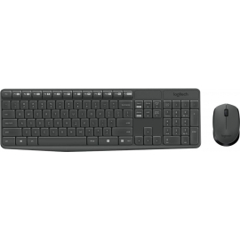 Logitech MK235 Keyboard + Mouse US Black (920-007931) | Keyboards ➟ prof.lv