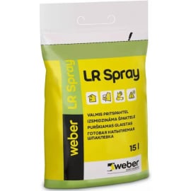 Gatavā špaktele Weber LR Spray Sausām Telpām 15l, Balta | Špakteles ➟ prof.lv