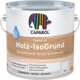 Gruntskrāsa Kokam Caparol Capacryl Holz-IsoGrund 2.5l (939346) | Iekšdarbu krāsas ➟ prof.lv