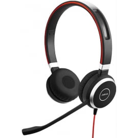 Jabra Evolve 40 Наушники Черные/Серебряные/Красные (100-55910000-99) | Jabra ➟ prof.lv