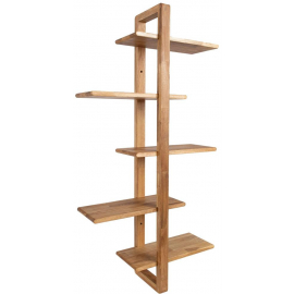 Home4You Mondeo Wall Mounted Shelf 21.6x40x115.2cm, Oak (19978) | Hanging shelves ➟ prof.lv