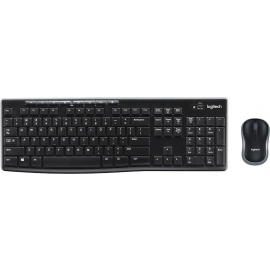 Logitech MK270 Keyboard + Mouse RU/EN Black (920-004518) | Keyboards ➟ prof.lv