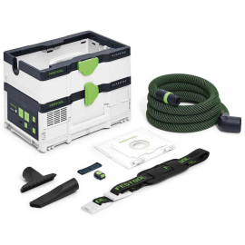 Пылесос для строительных работ Festool CTLC SYS I-Basic, черный/белый/зеленый (576936) | Строительные пылесосы ➟ prof.lv