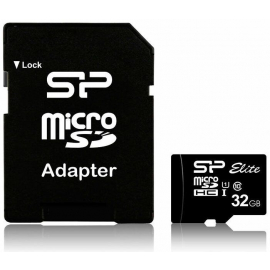 Atmiņas Karte Silicon Power Micro SD 100MB/s, Ar SD Adapteri Melna | Atmiņas kartes ➟ prof.lv