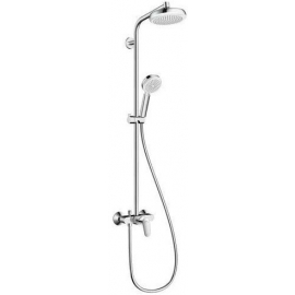 Hansgrohe Crometta 160 Shower Mixer White/Chrome (27266400) | Shower systems ➟ prof.lv