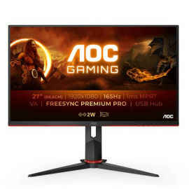 Monitors Aoc 27G2SAE/BK FHD, 27, 1920x1080px, 16:9, melns | Gaming monitori ➟ prof.lv