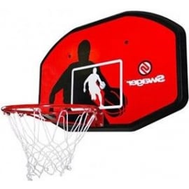 Basketbola Vairogs Ar Stīpu Un Tīklu Swager Zyp-Zy006 71X110Cm (984120) | Basketbola grozi ➟ prof.lv