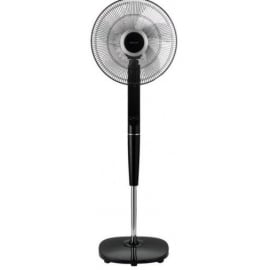 Grīdas Ventilators Nordic Home ar taimeri FT-528 Black (7333048048868) | Klimata kontrole ➟ prof.lv