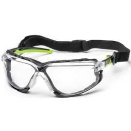 Aizsargbrilles Active Gear Active Vision V640 Caurspīdīgas/Melnas/Zaļas (72-V640) | Aizsargbrilles ➟ prof.lv