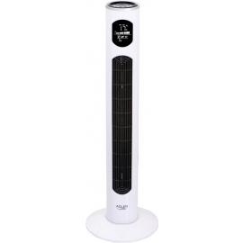 Grīdas Ventilators Adler AD 7857 ar taimeri White/Black (5903887804172) | Gaisa ventilatori ➟ prof.lv