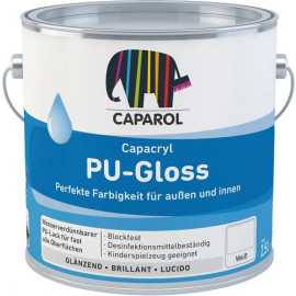 Poliuretāna Akrila Krāsa Caparol Capacryl PU-Gloss M, 0.7l (841597) | Iekšdarbu krāsas ➟ prof.lv