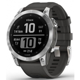 Viedpulkstenis Garmin Fenix 7 47Mm Silver/Graphite (010-02540-01) | Viedpulksteņi ➟ prof.lv