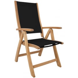 Dārza Krēsls Home4you Bali, 70x60x110cm, Melns (13706) | Garden chairs ➟ prof.lv