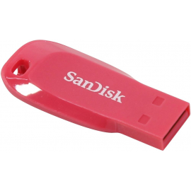 USB Zibatmiņa SanDisk Cruzer Blade 2.0 Rozā | Usb atmiņas kartes ➟ prof.lv